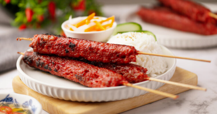 Pork Mince Skewers