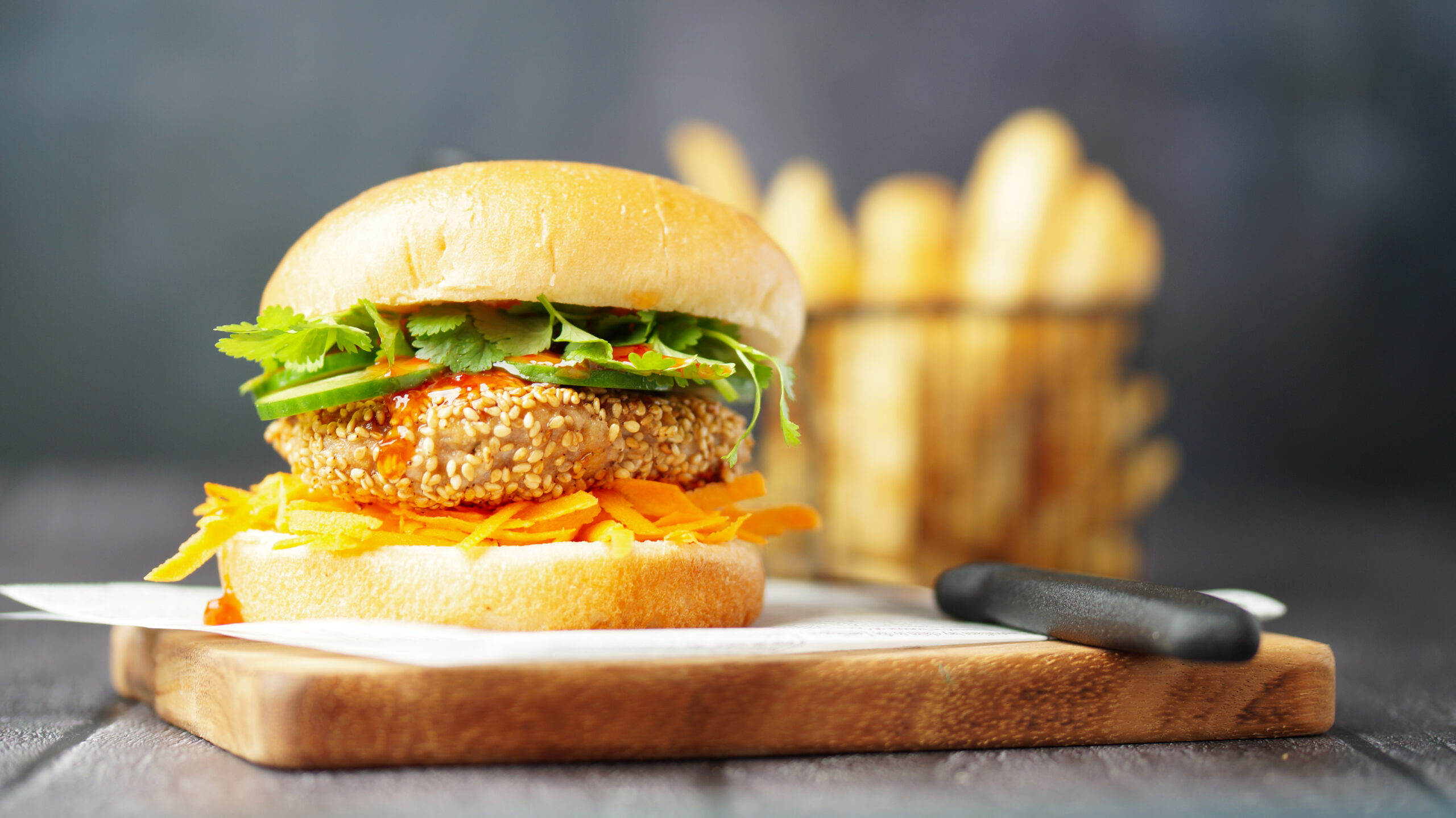 Sesame Pork Burger