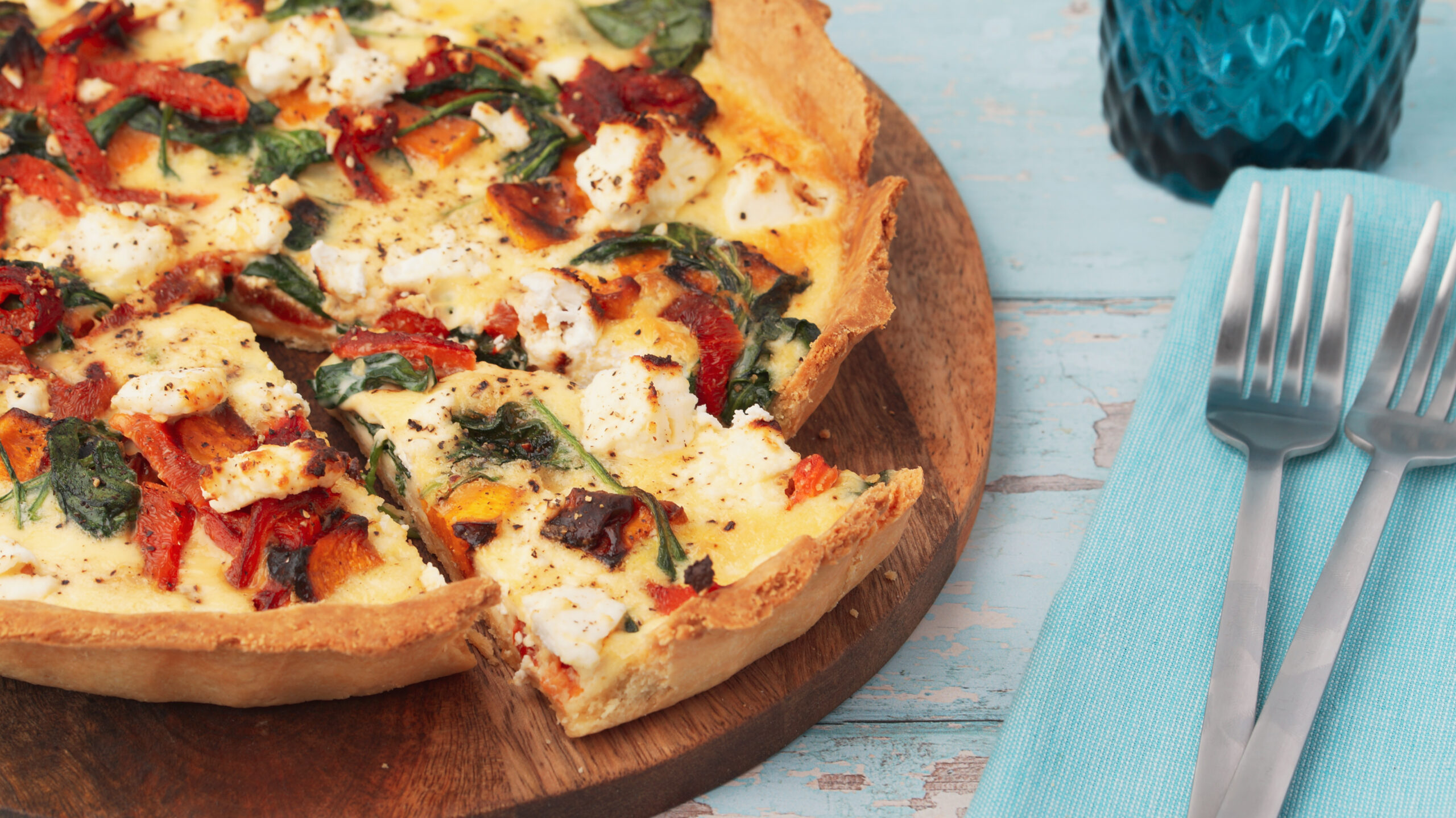 Spinach and Feta Quiche