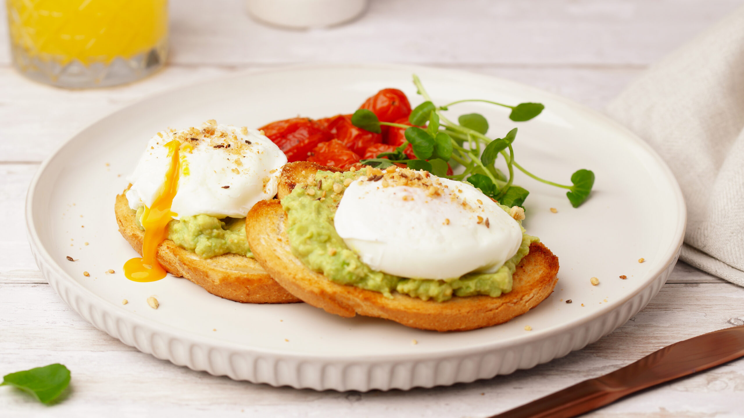 Avocado Toast with Poached Eggs