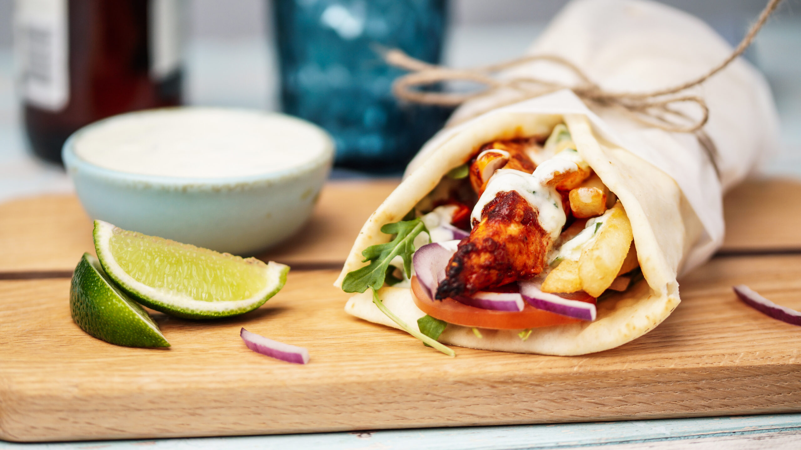 Spicy Chicken Gyros