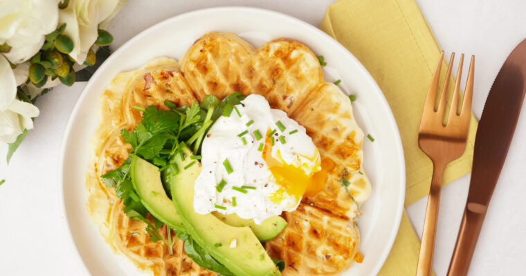 Savory Waffles (that are somewhat healthy)